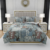 Twilight, TC 300, 100% Pure Cotton Bedsheet with 2 Pillow Covers, 13006