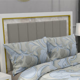 Twilight, TC 300, 100% Pure Cotton Bedsheet with 2 Pillow Covers, 13005