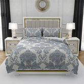 Twilight, TC 300, 100% Pure Cotton Bedsheet with 2 Pillow Covers, 13002