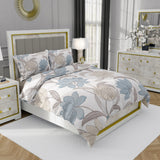 Twilight, TC 300, 100% Pure Cotton Bedsheet with 2 Pillow Covers, 13007
