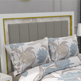 Twilight, TC 300, 100% Pure Cotton Bedsheet with 2 Pillow Covers, 13007