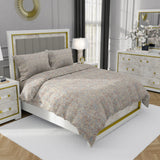 Dream Comfort, TC 300, 100% Pure Cotton Bedsheet with 2 Pillow Covers, 12004