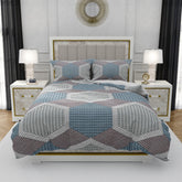 Dream Comfort, TC 300, 100% Pure Cotton Bedsheet with 2 Pillow Covers, 12001