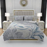 Theta Elite, TC 300, 100% Pure Cotton Bedsheet with 2 Pillow Covers, 8003