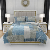 Moon Breeze, TC 250, 100% Pure Cotton Bedsheet with 2 Pillow Covers, 10009