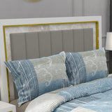 Moon Breeze, TC 250, 100% Pure Cotton Bedsheet with 2 Pillow Covers, 10009