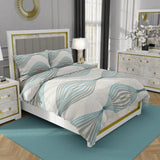 Moon Breeze, TC 250, 100% Pure Cotton Bedsheet with 2 Pillow Covers, 10005