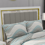 Moon Breeze, TC 250, 100% Pure Cotton Bedsheet with 2 Pillow Covers, 10005