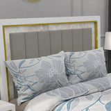 Theta Elite, TC 300, 100% Pure Cotton Bedsheet with 2 Pillow Covers, 8003