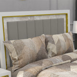 Moon Breeze, TC 250, 100% Pure Cotton Bedsheet with 2 Pillow Covers, 10001