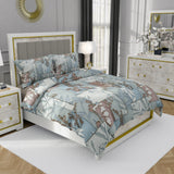 Twilight, TC 300, 100% Pure Cotton Bedsheet with 2 Pillow Covers, 13006