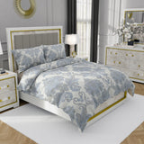 Twilight, TC 300, 100% Pure Cotton Bedsheet with 2 Pillow Covers, 13002