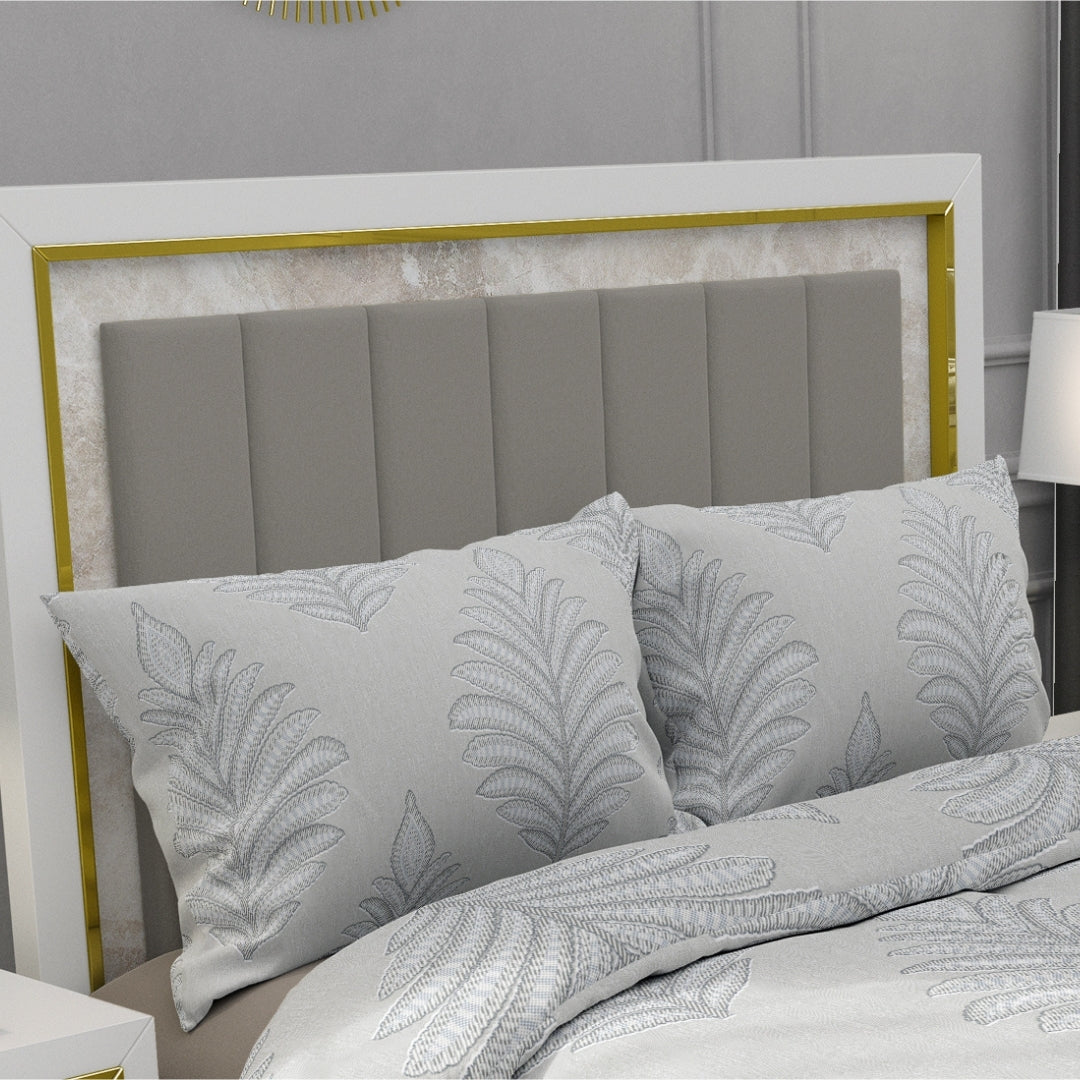 Dream Comfort, TC 300, 100% Pure Cotton Bedsheet with 2 Pillow Covers, 12006