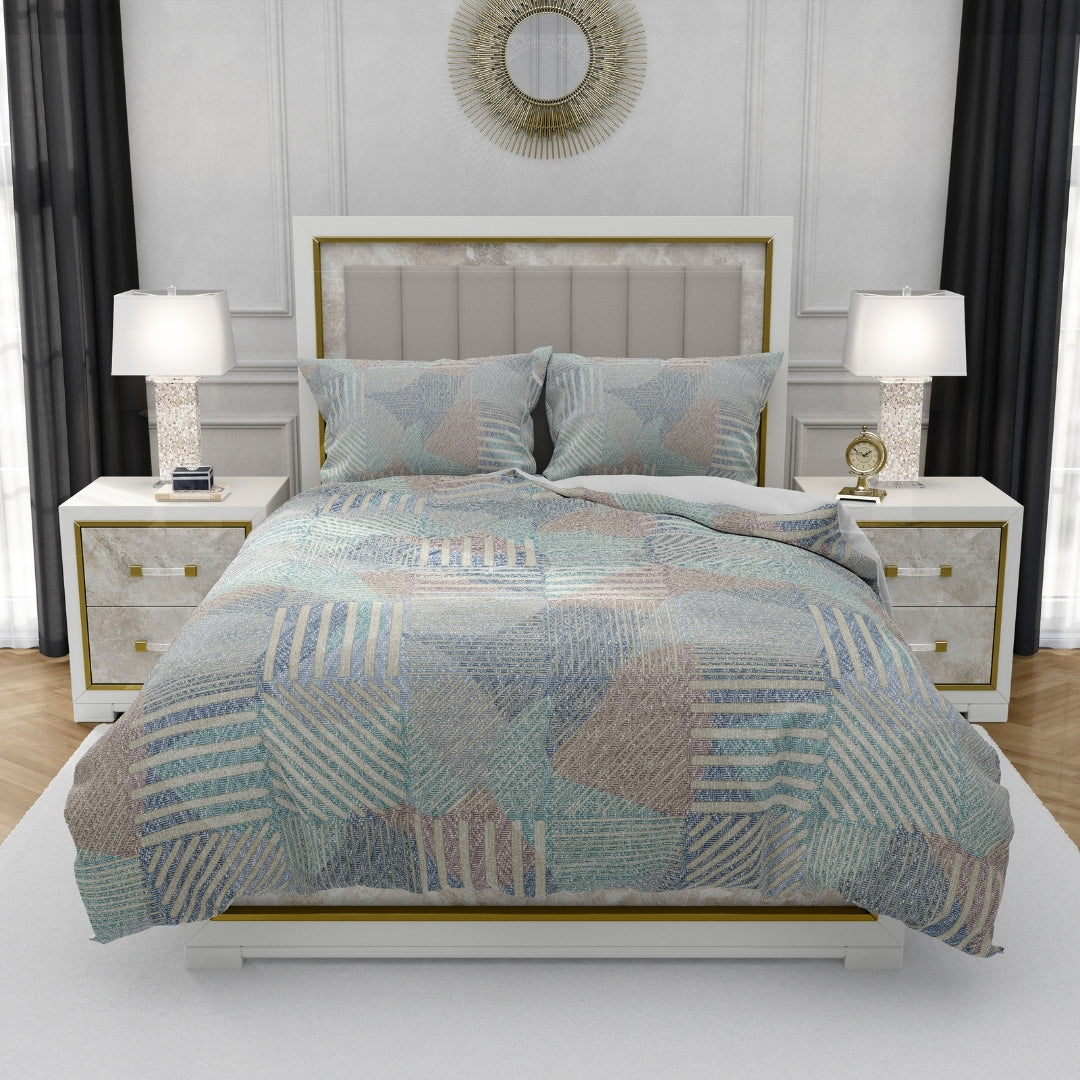 Dream Comfort, TC 300, 100% Pure Cotton Bedsheet with 2 Pillow Covers, 12005