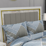 Gamma Elegance, TC 300, 100% Pure Cotton Bedsheet with 2 Pillow Covers, 7002