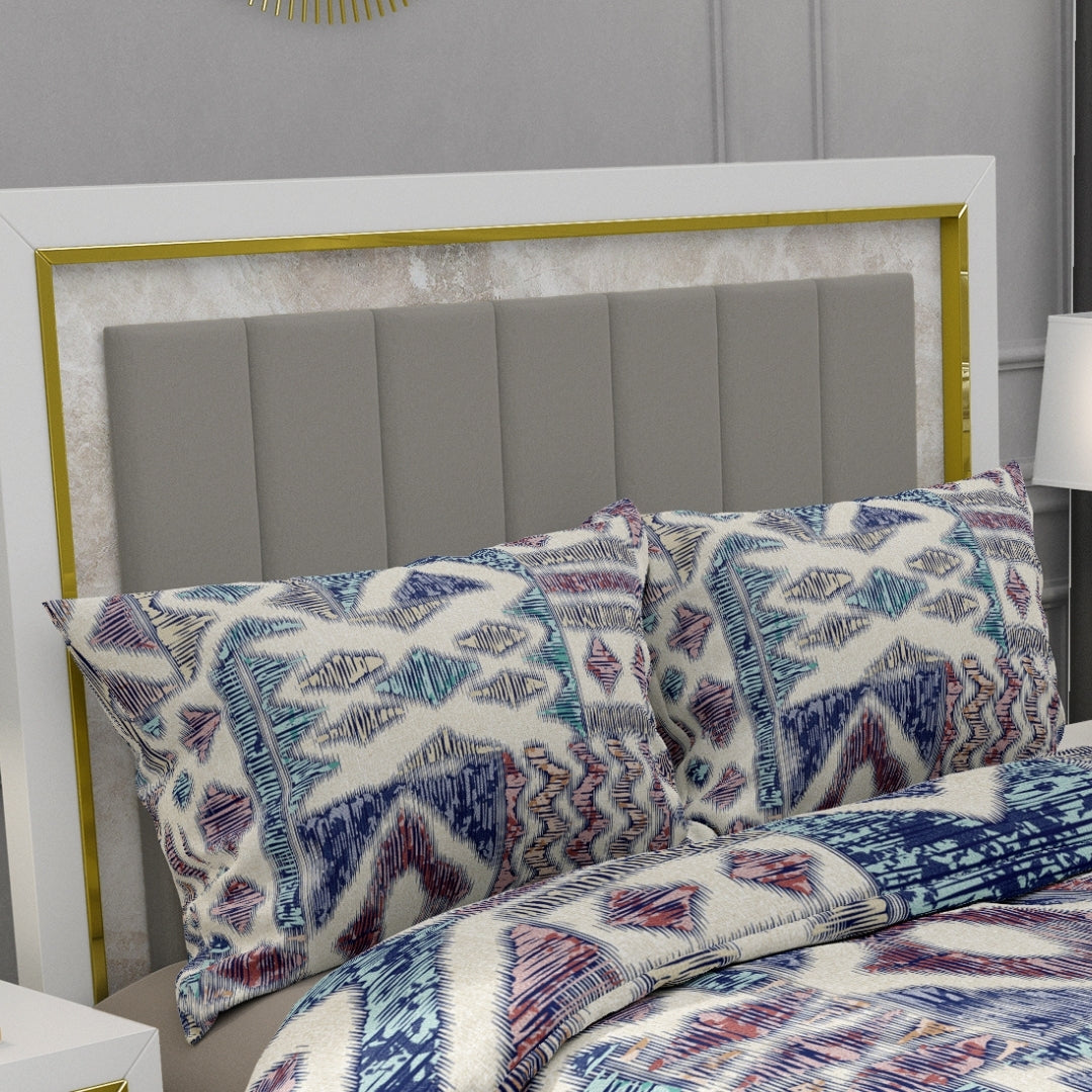 Dream Comfort, TC 300, 100% Pure Cotton Bedsheet with 2 Pillow Covers, 12002