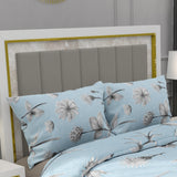 Moon Breeze, TC 250, 100% Pure Cotton Bedsheet with 2 Pillow Covers, 10008