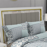 Moon Breeze, TC 250, 100% Pure Cotton Bedsheet with 2 Pillow Covers, 10003